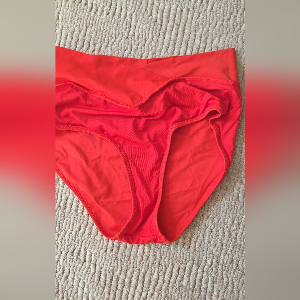 Aerie Size S High Crisscross Waisted Full Coverage Bottom & Scoop Swim Top -Set - Picture 9 of 9
